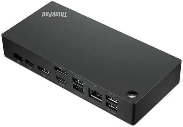 Alt view image 2 of 7 - Lenovo Thinkpad Universal USB-C Dock (40AY0090US)