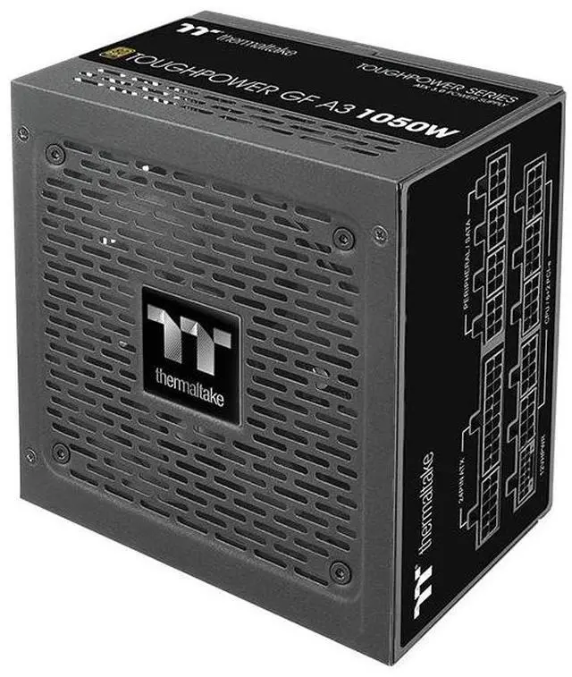 Alt view image 3 of 6 - Thermaltake Toughpower 1050W GF A3 TT Premium Edition 80 PLUS, PCIe 5.0, ATX3.0 Gen5 Gold Modular Power Supply w/ 12VHPWR Connector