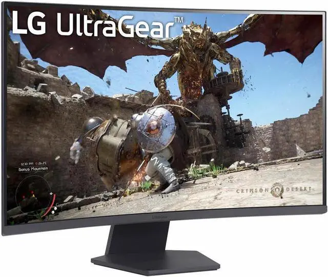 Alt view image 3 of 7 - LG Ultragear™ 32GS60QX - 32” Ultragear™ 1000R Curved Gaming Monitor | QHD, 1ms (GtG), 180Hz / 32-inch QHD (2560x1440) 1000R Curved Display / 180Hz Refresh Rate / HDR10 / AMD FreeSync™