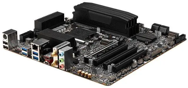 Alt view image 4 of 5 - MSI B760M-VC WIFI BULK Gaming Desktop Motherboard - Intel B760 Chipset - Socket LGA-1700 - Micro ATX - 4x Memory Slots - Gigabit Ethernet - 2.5Gigabit Ethernet - IEEE 802.11 a/b/g/n/ac/ax - 6x SATA