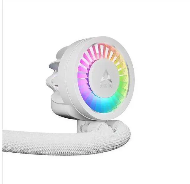 Alt view image 4 of 6 - Arctic Liquid Freezer III Pro 240 A-RGB AIO CPU Water Cooler (Intel & AMD), New Silent & Powerful VRM Fan, Improved Radiator, Efficient PWM Pump - WHITE (ACFRE00186A)