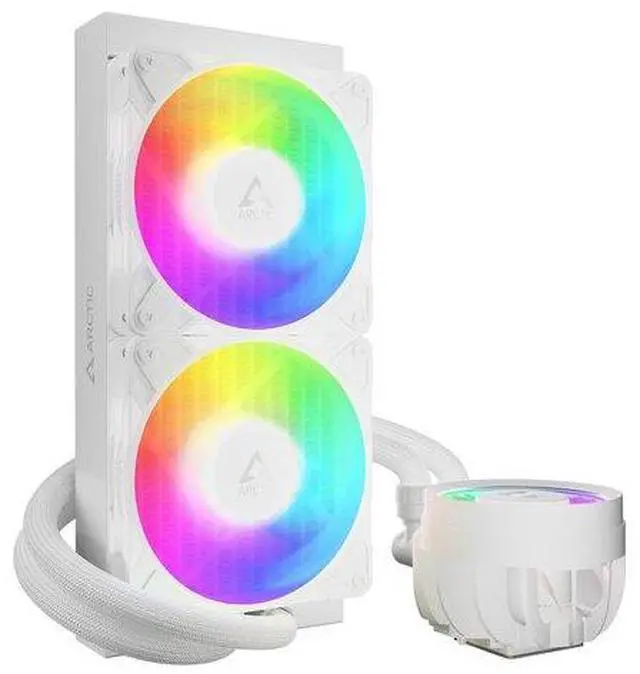 Alt view image 2 of 6 - Arctic Liquid Freezer III Pro 240 A-RGB AIO CPU Water Cooler (Intel & AMD), New Silent & Powerful VRM Fan, Improved Radiator, Efficient PWM Pump - WHITE (ACFRE00186A)