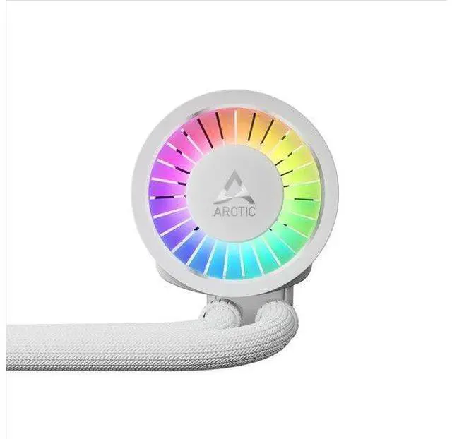 Alt view image 5 of 6 - Arctic Liquid Freezer III Pro 240 A-RGB AIO CPU Water Cooler (Intel & AMD), New Silent & Powerful VRM Fan, Improved Radiator, Efficient PWM Pump - WHITE (ACFRE00186A)