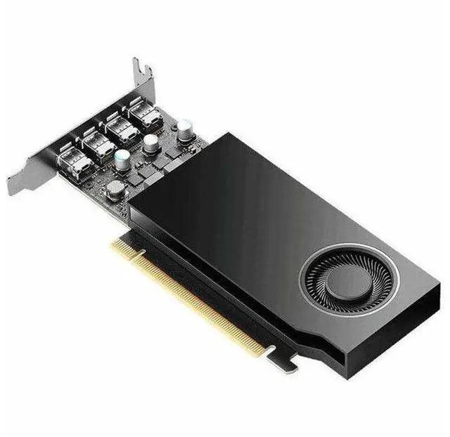 Alt view image 5 of 8 - NVIDIA RTX A1000 Low Profile Graphics card 8GB GDDR6 PCI4.0 x8 4x Mini DisplayPort - RETAIL BOXED-ATX I/O bracket attach