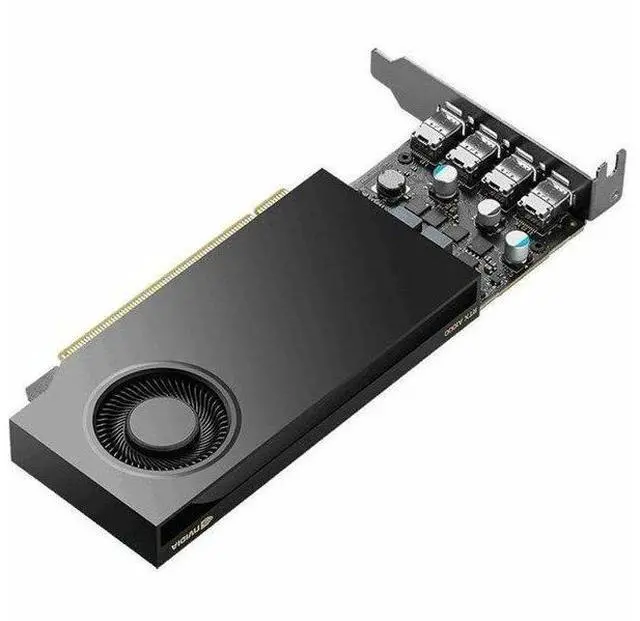 Alt view image 6 of 8 - NVIDIA RTX A1000 Low Profile Graphics card 8GB GDDR6 PCI4.0 x8 4x Mini DisplayPort - RETAIL BOXED-ATX I/O bracket attach