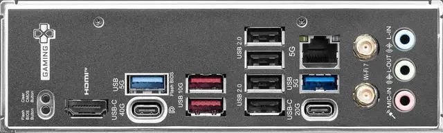 Alt view image 6 of 7 - Factory_New - MSI X870 GAMING PLUS WIFI AM5 AMD X870 ATX Motherboard