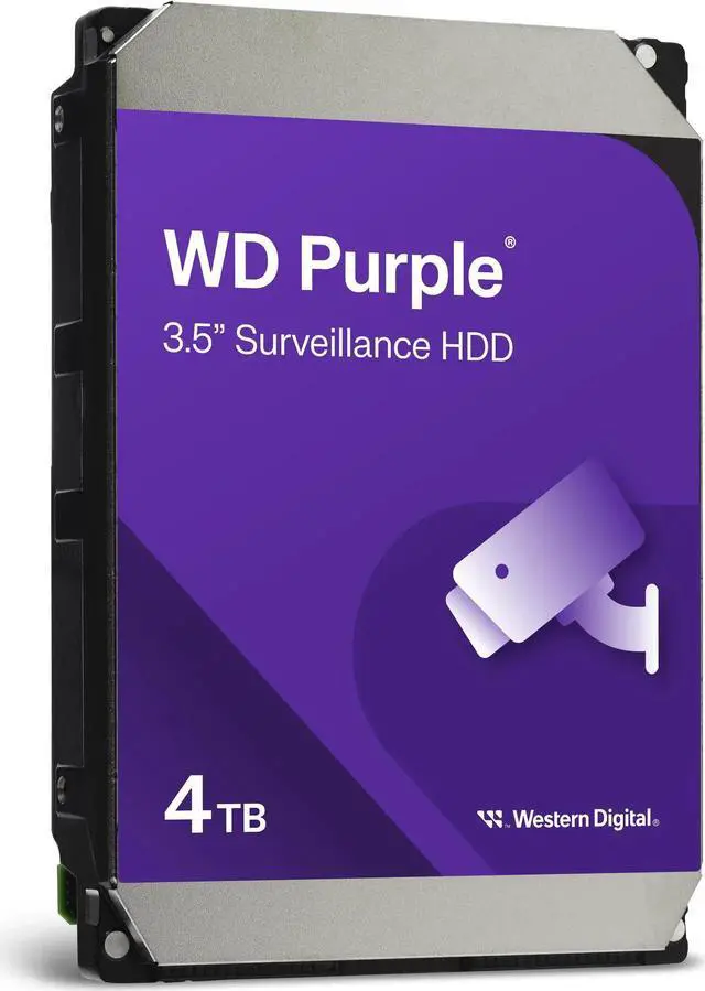 Main image of Recertified - WD WD43PURZ 4TB WD Purple Surveillance Internal Hard Drive HDD - SATA 6 Gb/s, 256 MB Cache, 3.5" - WD43URZ