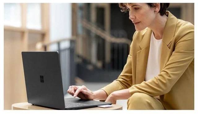 Alt view image 4 of 4 - Open_Box - Microsoft 13.5" Surface Laptop 6 for Business, Intel Core Ultra 5-135H(14 Cores, up to 4.6 GHz), 16GB RAM, 256GB SSD, Wi-Fi 6E, Windows 11 Pro - Black (EP2-34409)