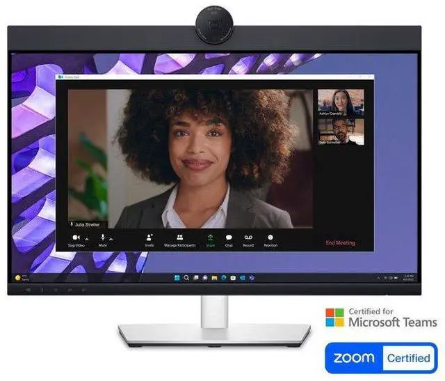 Main image of Open_Box - Dell P2424HEB 24" FHD (1920*1080) Video Conferencing Monitor w/ 2K QHD Webcam, Internal Power Monitor w/ USB-C Hub, 1x RJ45, 1x HDMI & 1x Display Port In/Out