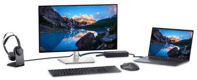 Alt view image 7 of 7 - Open_Box Dell 24" UltraSharp FHD (1920*1080) IPS 120Hz, TÜV Certified, ComfortView Monitor w/ DP, HDMI, USB Hub & Pivot, Height Adjustable Stand