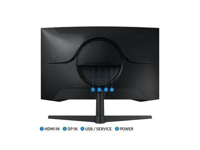 Alt view image 7 of 7 - Open_Box (Excellent) - Samsung Odyssey G5 27" QHD 165Hz 1ms GTG Curved VA LED FreeSync Gaming Monitor - Black (LS27CG550ENXZA)
