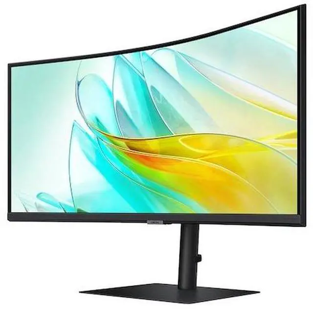 Alt view image 3 of 7 - Open_Box - Samsung 34" ViewFinity S6 S65UC QHD 100Hz 5ms GTG HDR10 Curved VA LCD FreeSync Monitor - Black (LS34C654UENXGO)