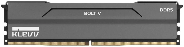 Alt view image 2 of 7 - KLEVV Bolt V DDR5 32GB (2x16GB) 6000MHz CL28 SK Hynix A-Die 1.35V Gaming Desktop Ram Memory XMP 3.0 / AMD Expo Ready - Charcoal Grey (KD5AGUA80-60B280H)