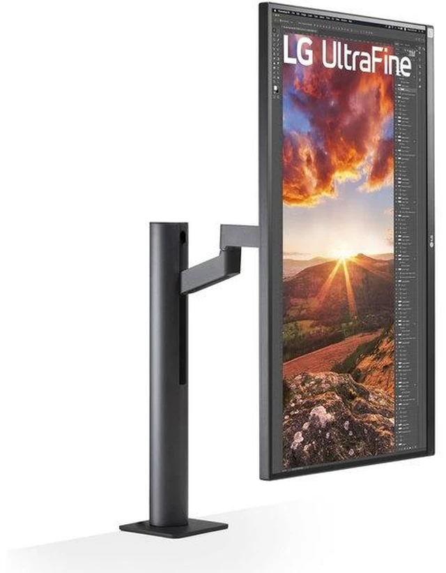 Alt view image 3 of 7 - Open_Box - LG UltraFine 27" UHD 4K 60 Hz HDMI, DisplayPort, USB, Audio FreeSync (AMD Adaptive Sync) Built-in Speakers IPS USB-C HDR Monitor with Ergo Stand (27UN880-B)