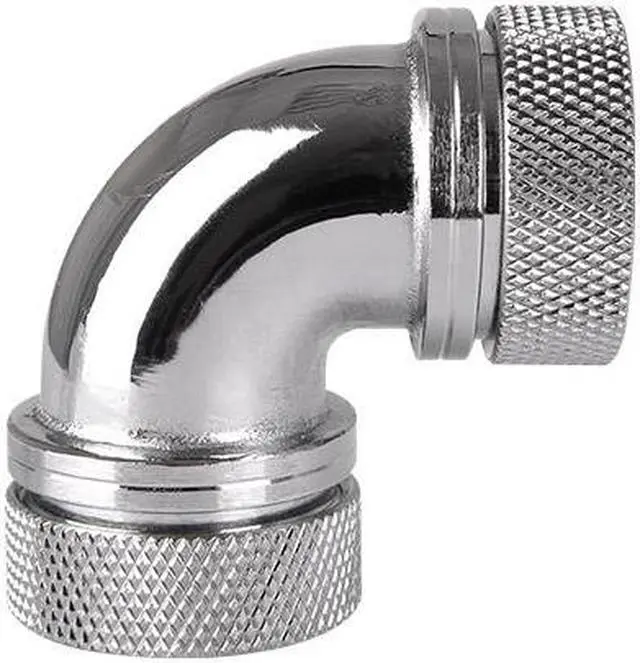 Main image of TT CLW099-CA00SL-A PETG TUBE 90 DEGREE DUAL COMPRESSIO 16MM OD-CHROME/DIY LCS