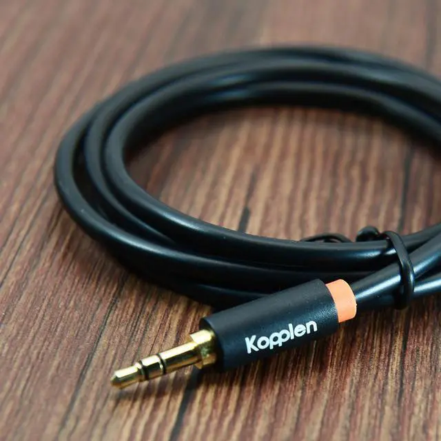 Alt view image 2 of 3 - Kopplen (3.3ft) High Perferomance 3.5mm Audio Cable M-M for Phone, iPad or Smartphones, Tablets, Media Players, Speakers and more