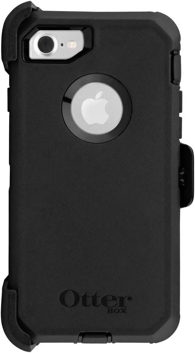Alt view image 6 of 20 - OtterBox DEFENDER SERIES Case for iPhone 7 (ONLY) - Retail Packaging - BLACK