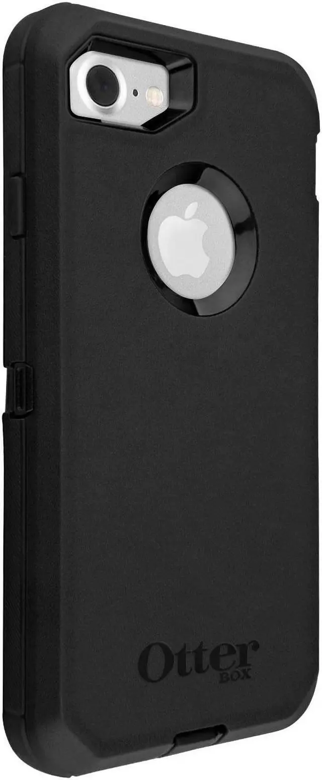 Alt view image 5 of 20 - OtterBox DEFENDER SERIES Case for iPhone 7 (ONLY) - Retail Packaging - BLACK
