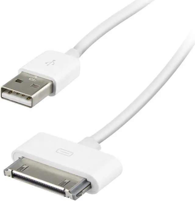 Alt view image 2 of 5 - Original Apple 30 Pin Dock Connector to USB Sync and Charging Cable for iPhone/iPad (MA591G/C)
