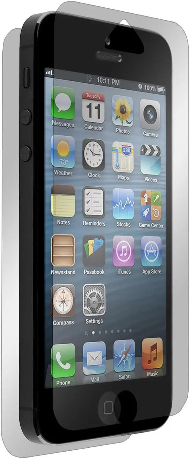 Alt view image 9 of 12 - Zagg InvisibleShield Full Body Maximum ( Covers Front Back & Sides )Protector for Apple Iphone 5 APLIPHONE5MC