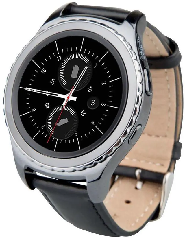 Alt view image 3 of 10 - Samsung Gear S2 Classic (Bluetooth + 3G/4G) Smartwatch - Black