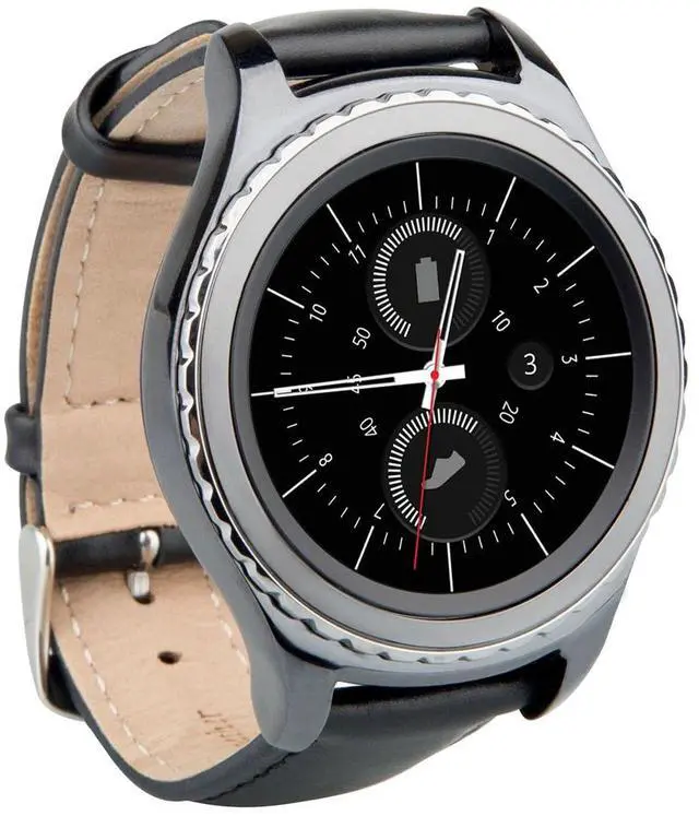 Alt view image 4 of 10 - Samsung Gear S2 Classic (Bluetooth + 3G/4G) Smartwatch - Black