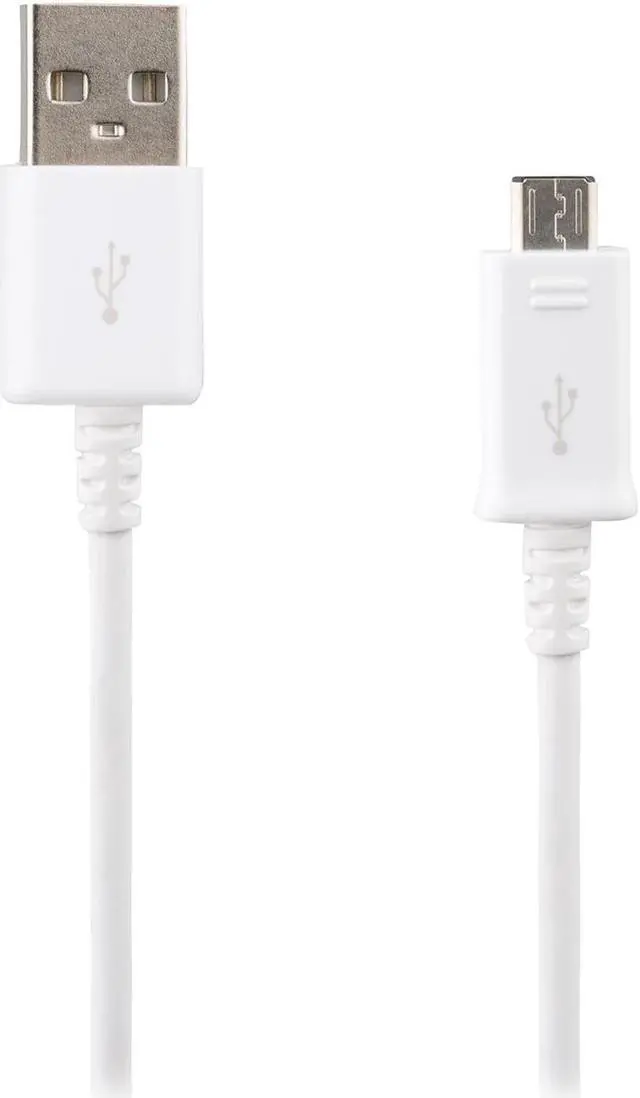 Alt view image 4 of 13 - OEM Samsung 5 Foot Micro USB Charging Data Cable - White (ECB-DU4EWE)
