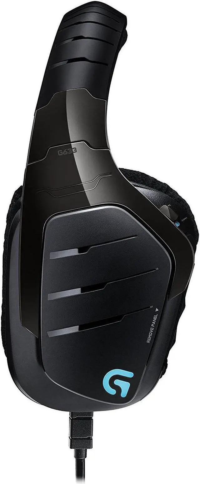 Alt view image 2 of 4 - Logitech Certified G633 Artemis Spectrum (981-000586) RGB 7.1 Surround Gaming Headset - Mini-phone, Multi-Source USB & 3.5mm - Wired, 39 Ohm, 20 Hz - 20 KHz, Over-the-head