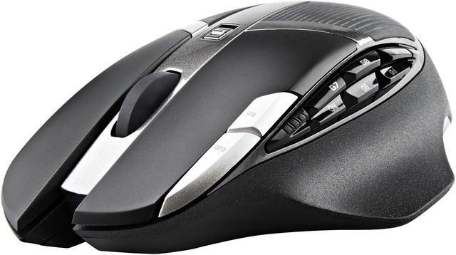 Alt view image 2 of 7 - Logitech G602 Wireless Gaming Mouse - Optical - Wireless - Radio Frequency - Black - USB 2.0 - 2500 dpi - Scroll Wheel - 11 Button(s) - Right-handed Only