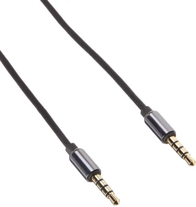 Alt view image 6 of 9 - Monoprice Onyx Series Auxiliary 3.5mm TRRS Audio & Microphone Cable, 3ft