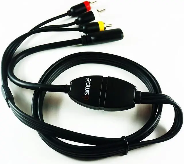 Alt view image 2 of 3 - iSimple ISHD01 MediaLinx HDMI To Composite Video/Audio Adapter Cable (Black)