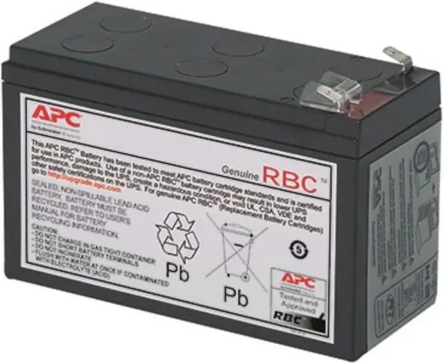 Main image of APC UPS Battery Replacement APCRBC154 for APC Back-UPS Models BE600M1, BE670M1, BN650M1, BN675M1 , Black