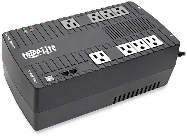 Alt view image 8 of 8 - Tripp Lite UPS 550VA 300W Desktop Battery Back Up AVR Compact 120V USB RJ11 50/60Hz