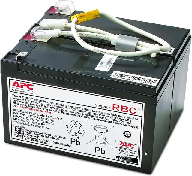 Alt view image 2 of 3 - APC UPS Battery Replacement for Models BR1500LCD, BR1200G, BR1300LCD, BX1300LCD, BN1250LCD, BR1500MS2