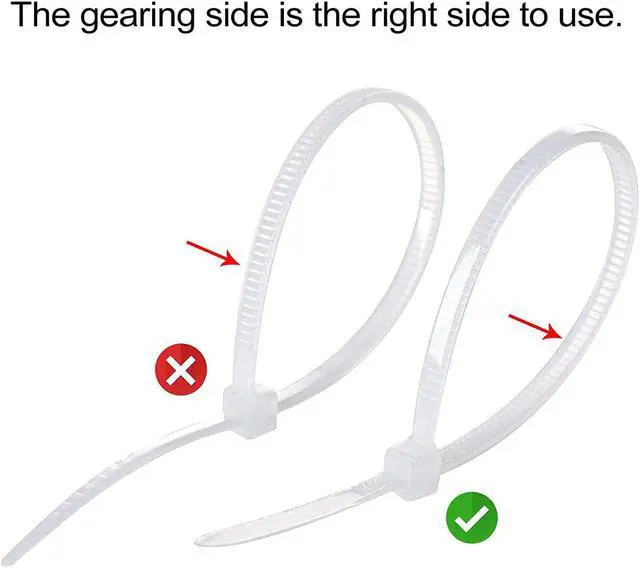 Alt view image 2 of 6 - 3/4  Strong White Cable Zip Tie Mounts 100 Pcs with 8  Zip Ties and Screws, Outdoor Sticky Cable Clips Self Adhesive Wire Cable Clips Management Anchors Organizer Holders Squares100 PCS