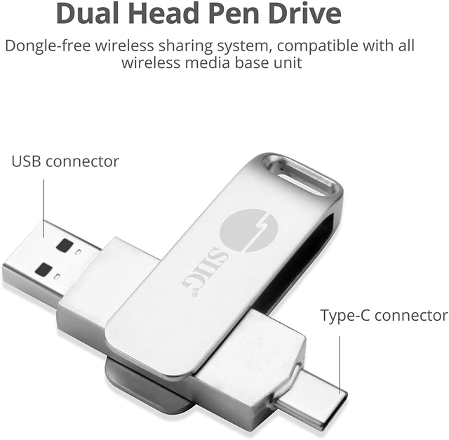 Alt view image 4 of 7 - SIIG Dual View Wireless Presentation Switch,4K Network Presentation Switch,Ethernet/Wireless/Android/AirPlay,Sharing PC/Laptop/Tablet/Smart Phone Screen,Supports Whiteboard/Annotation CE-H25Y11-S1