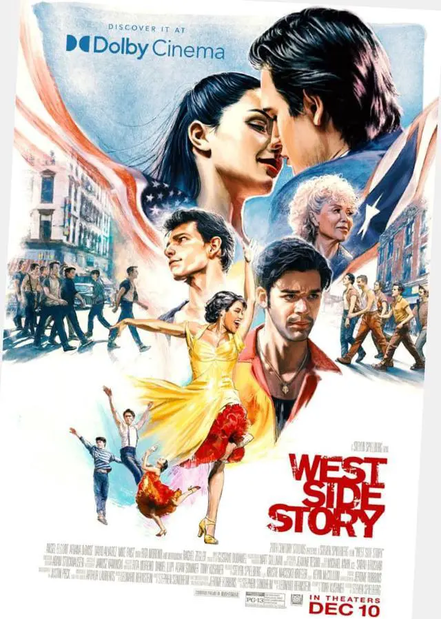 Main image of West Side Story 2021 Movie Poster 24"x36" 24x36