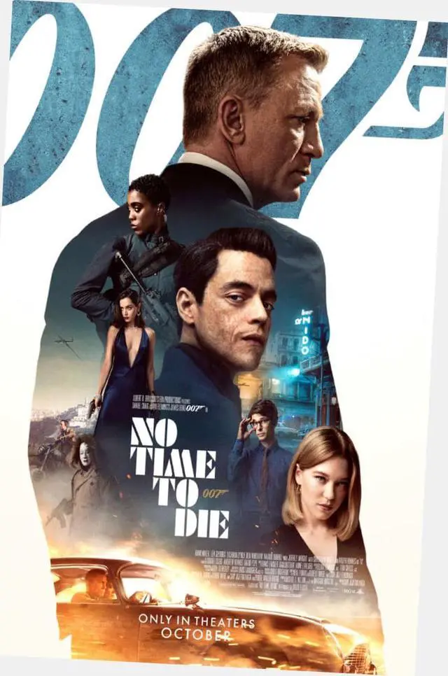 Main image of No Time To Die Movie Poster 24"x36" 24x36