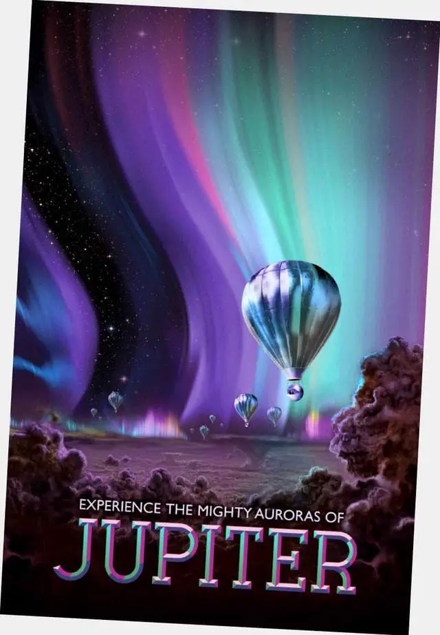 Main image of Nasa Travel Poster Art Poster 24"x36" 24x36 Jupiter