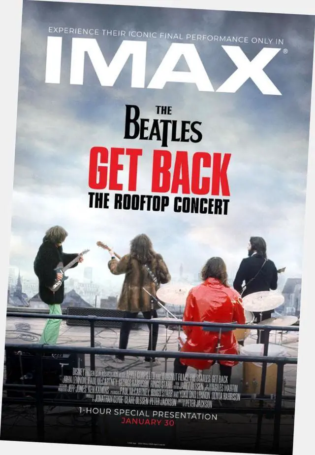Main image of Beatles Get Back Imax Movie Poster 24"x36" 24x36