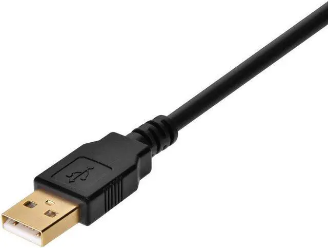 Alt view image 12 of 18 - Monoprice USB 2.0 Extension Cable - 10 Feet - Black | Type-A Male to USB Type-A Female, 28/24AWG, Gold Plated Connectors