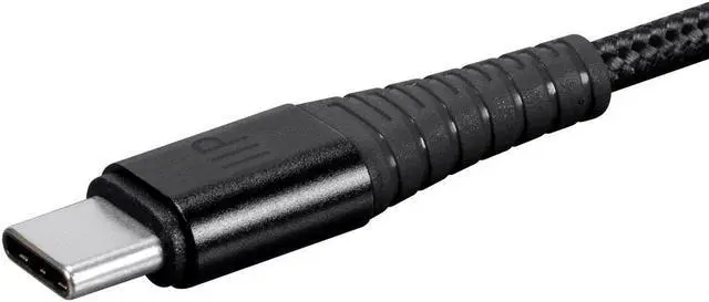 Alt view image 3 of 8 - MONOPRICE ATLASFLEX SERIES DURABLE USB 2.0 TYPE-C TO TYPE-A CHARGE & SYNC KEVLAR