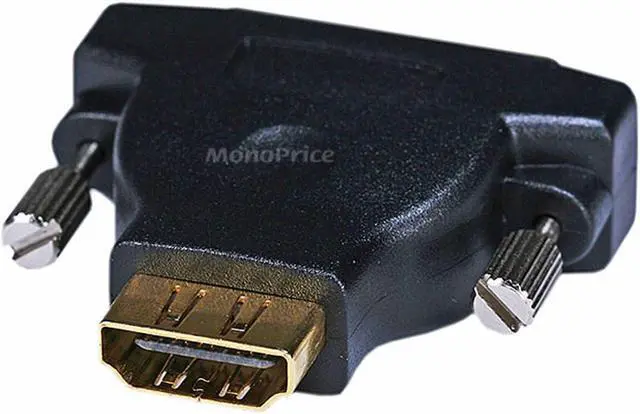 Alt view image 9 of 10 - Monoprice M1-D(P&D) Male to HDMI Female Adapter (Gold Plated Connector) For Use With M1 Ports On Infocus Projectors