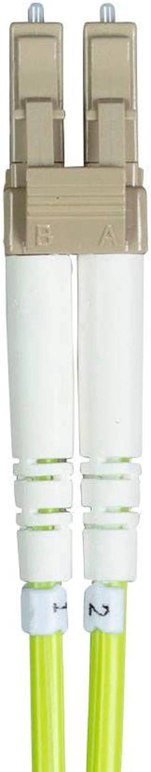Alt view image 3 of 7 - Monoprice Fiber Optic Cable - Green - 3 Meter | OM5, LC/UPC-LC/UPC, Multi Mode Duplex, (50/125 Type) - Entegrade Series