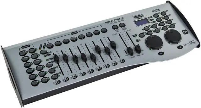 Alt view image 6 of 12 - Monoprice 16-Channel Dmx-512 Controller
