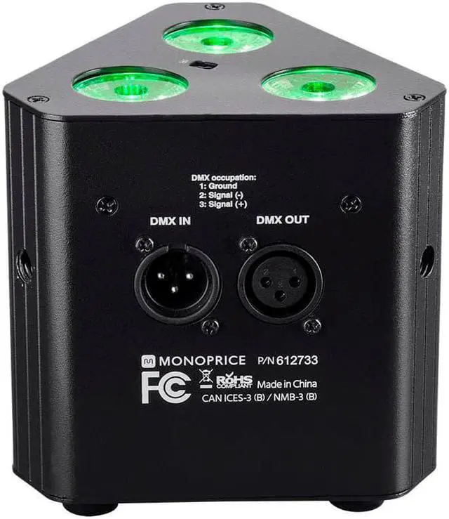 Alt view image 5 of 5 - Monoprice Truss Wash Up Light PAR Light With IR (RGB), 3 Watt, x 3 LED - Stage Right Series