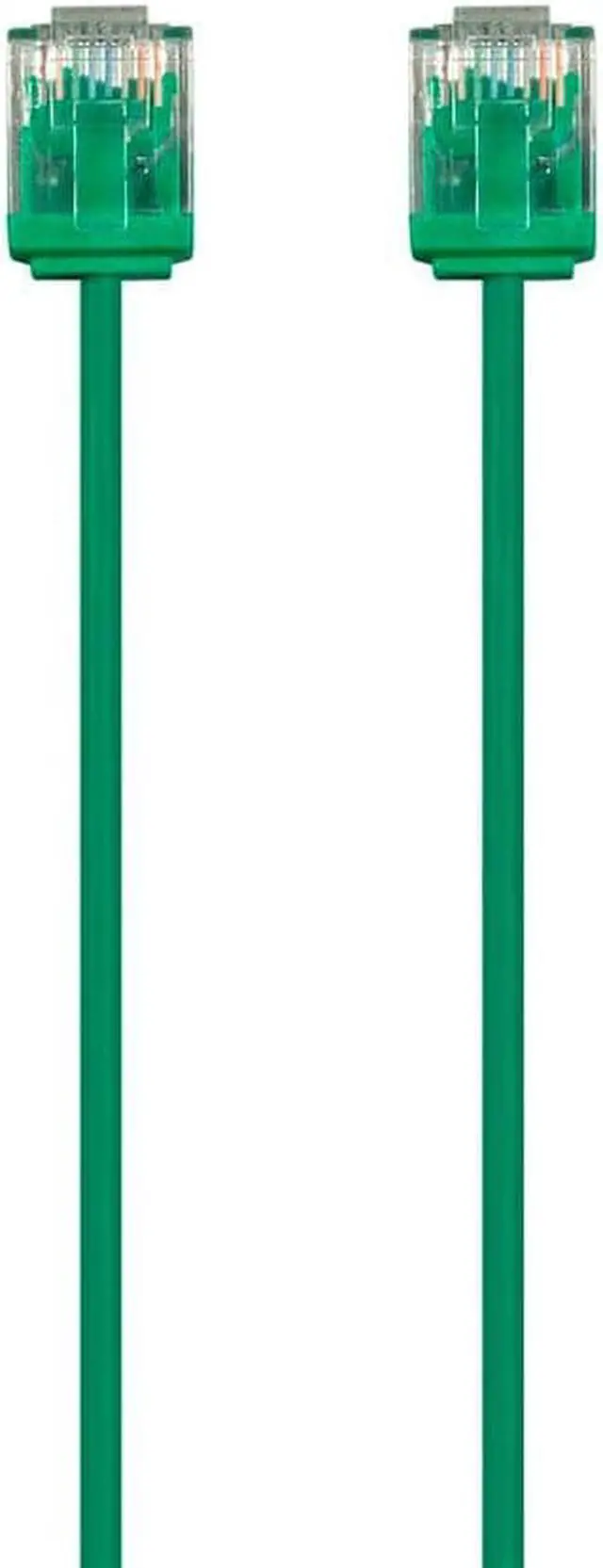 Alt view image 3 of 8 - Monoprice Cat6 Ethernet Patch Cable - 1 Feet - Green | Stranded, 550MHz, UTP, Pure Bare Copper Wire, 32AWG  - Micro SlimRun Series