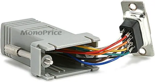 Alt view image 2 of 2 - Monoprice Inc. Db9f/Rj-45_Modular Adaptor