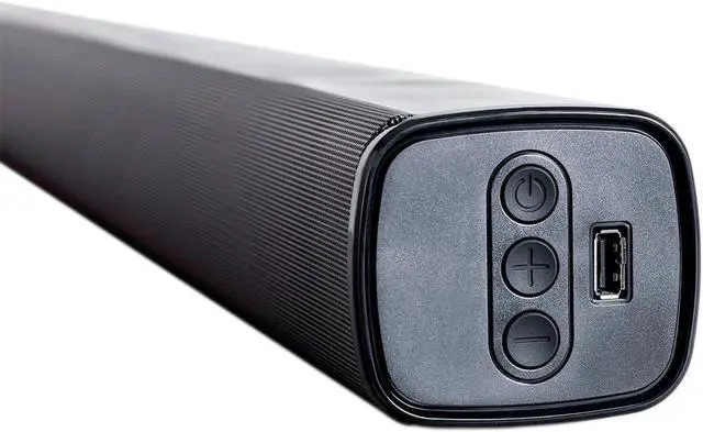 Alt view image 4 of 10 - Monoprice SB-100 2.1-ch Soundbar - Black - 36 Inches With Built In Subwoofer, Bluetooth, Optical Input, and Remote Control