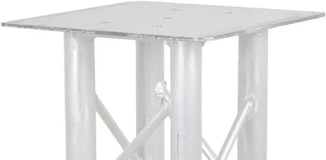 Alt view image 2 of 3 - Monoprice 12in x 12in Top Base Plate for 8in Truss, Aluminum Alloy Construction- Stage Right Series